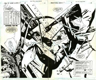 John Paul Leon - man of steel annual issue 4 page 2 and 3