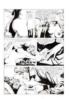 Mario Cubbino | Wallestein n. 2 - Mario Cubbino 3x Tavola Originale "Morte nella nebbia" - Page volante - Exemplaire unique - (1972) | Catawiki