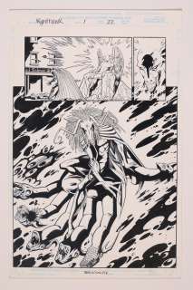 Original Art for Nighthawk (1998) Issue 1, Page 22 by Richard Case and Bob Wiacek | mycomicshop.com