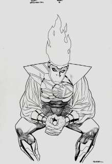 Ryan Sook - brightest day #8 cover (2010)