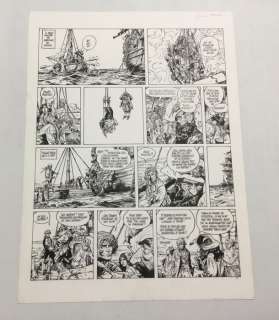 Franz (Franz Drappier) | Franz - Planche originale (p.20) - Compagnons de Fortune T1 - Juste une île... - (2001) | Catawiki