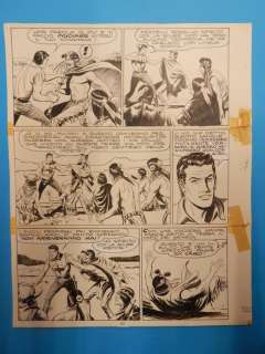 Gallieno Ferri | Zagor n. 9 - Gallieno Ferri - Tavola Originale "La legge rossa" - Page volante - Exemplaire unique - (1965) | Catawiki