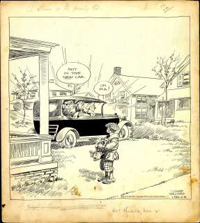 Williams - A STRAIN ON THE FAMILY TIE, Original Art (03/02/1931) | Russ Cochran