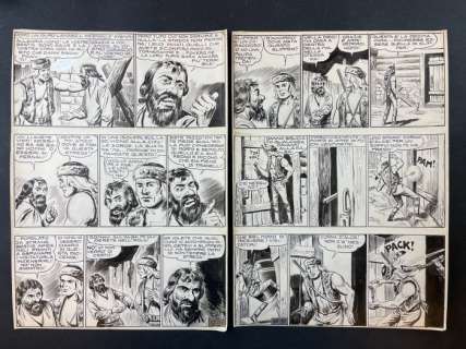 Essegesse | Grande Blek - La strega - Page volante - Exemplaire unique - (1958) | Catawiki