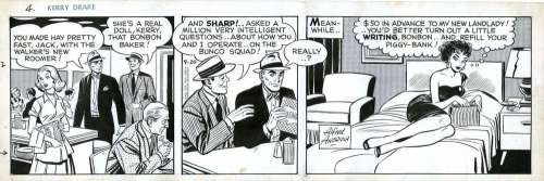 Alfred Andriola | Kerry Drake, daily | ComicArt.dk