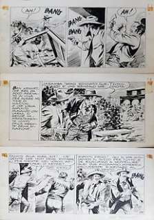 Aurelio Galleppini | Tex - Tavola originale Aurelio Galleppini - Tex n.58 pag.106 - Page volante - EO | Catawiki