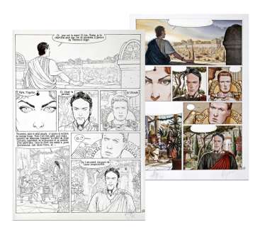 Delaby | Murena, planche n°29 Ã  l’encre de Chine de l… | Millon