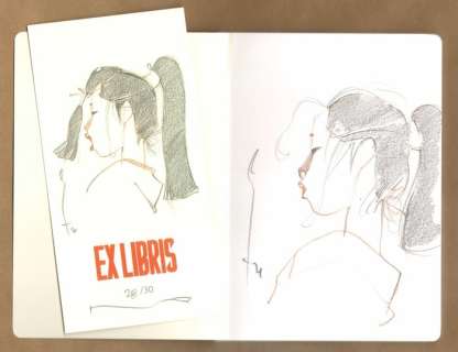 Michetz - Artbook + ex-libris + dédicace | Catawiki