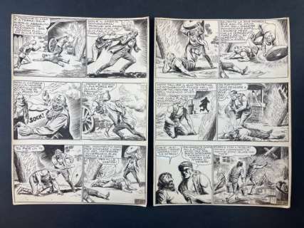 Essegesse | EsseGesse - Il Grande Blek: la strega - Page volante - Exemplaire unique - (1958) | Catawiki