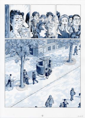 Dominique Bertail | Madeleine, Résistante tome 4 – Planche originale 11 | Galerie Barbier