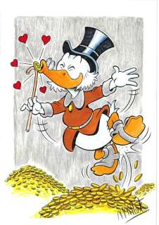 Millet | . Scrooge McDuck - Millet - Original Drawing - EO | Catawiki