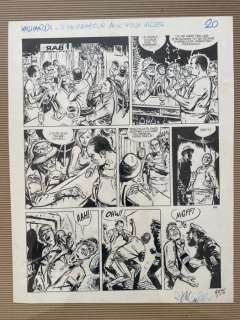 René Follet | Follet, René - Planche originale (p.20) - Valhardi T10 - Le naufrageur aux yeux vides - (1984) | Catawiki