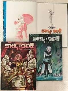 Barbucci / Canepa - Sky Doll T1 Ã  T3 + dédicace couleur - 3x C - EO/Ré - (2001/2006)