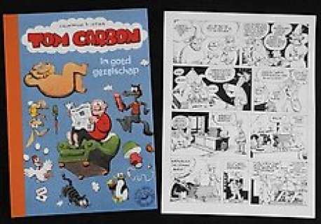 Cromheecke, Luc | Cromheecke, Luc - Originele pagina + luxe album - Tom Carbon - In Goed gezelschap - (2010) | Catawiki