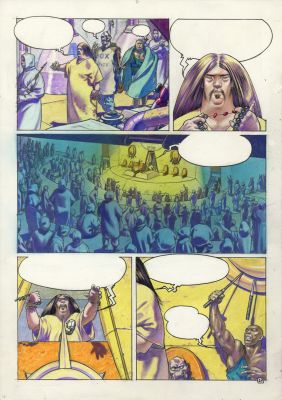 Tanino Liberatore | Planche originale 27 de Ranxerox 3. Amen ! | Galerie Barbier