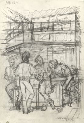 Tanino Liberatore | Illustration originale inédite 31 – 1985 | Galerie Barbier