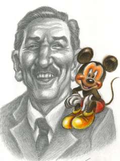 Joan Vizcarra | Mickey Mouse & Walt Disney - Original Drawing - Joan Vizcarra - Pencil Art | Catawiki