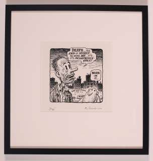 Mr. Natural ’Work On It’ Etching by R. Crumb | mycomicshop.com