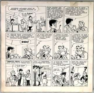 Greg | Greg - Originele pagina - Luc Junior - Junior mène l’enquete - (1962/1963) | Catawiki