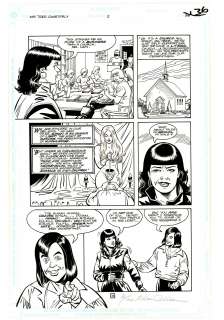 Beaty - MS TREE, Comic Bk Pg AUTOGRAPHED! | Russ Cochran