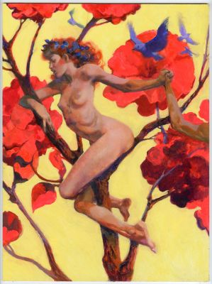 Vince | NYMPHES – Peinture originale 01 | Galerie Barbier