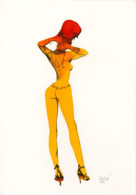 Vince | NYMPHES – Dessin original 95 | Galerie Barbier