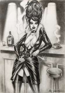 Nik Guerra | Nik Guerra - Illustrazione originale â€œMagentaâ€ / firmato | Catawiki