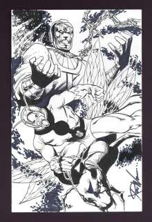 Ant-Man and Kang Sketch by Ron Williams | mycomicshop.com
