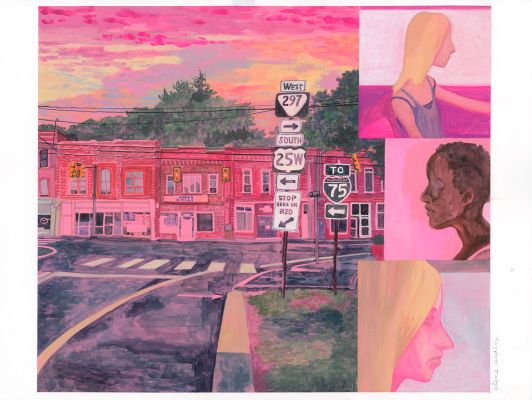 Elene Usdin | Detroit Roma – Planche originale 217 | Galerie Barbier