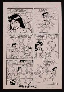 Jeff Shultz - Original Art from Veronica #77 (1998) Pages 2-5 of ‘Royal Flush‘ Pencils by Jeff Shultz, Inks by Rich Koslowski