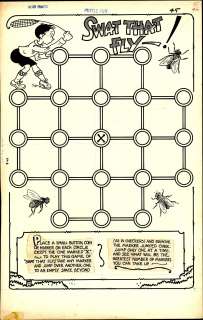 Carlson - SWAT THAT FLY!, PUZZLE FUN, Pg.45, Original Comic Book Art NO RESERVE! | Russ Cochran