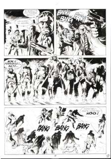 Maurizio Dotti - | Maurizio Dotti - 5x Tavola Originale - Dampyr n. 4 "notturno in rosso" - (2000) | Catawiki