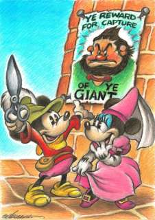 Joan Vizcarra | Mickey & Minnie in The Brave Little Tailor - Original Drawing - Joan Vizcarra - Original Pencil Artwork | Catawiki