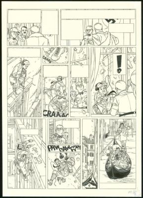 Jean-Christophe Thibert | Planche originale n°03 - Il faut sauver Hitler - Kaplan & Masson | Daniel Maghen