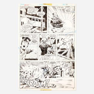Lot 138 - Herb Trimpe and Jack Abel, Iron Man #93 Story Page 14 Original Art (Marvel Comics, 1976) | Landry Pop Auctions