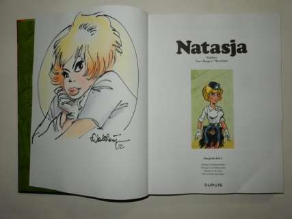 Walthéry, François | Walthéry - Natasja Integrale deel 1 - Met originele kleurentekening + ex-libris - Cartonné - EO - (2018) | Catawiki