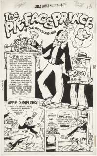 110: Carlson 6p Jingle Jangle 1946 original comic art | Russ Cochran