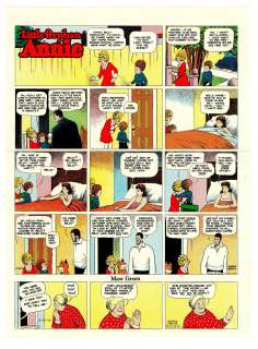 Gray - LITTLE ORPHAN ANNIE, Sunday Color Proof (09/29/1940) | Russ Cochran