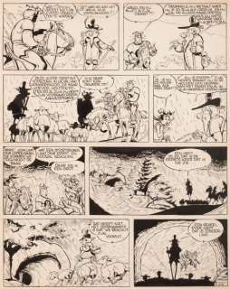 Albert Uderzo | Belloy - L’homme qui avait peur de son ombre  Encre de Chine | Millon