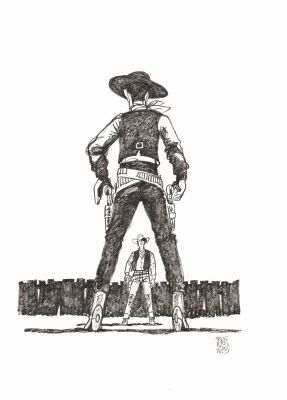 Brüno | 2025 - Lucky Luke contre Phil Defer | Huberty Breyne Gallery