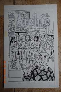 Henry Scarpelli, Stan Goldberg - archie covers issue 406 page cover