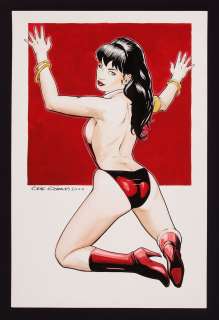 Gene Gonzales - Vampirella Painting by Gene Gonzales