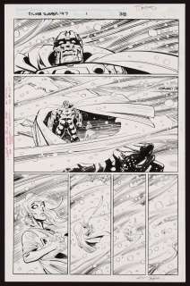 Original Art from Silver Surfer Annual 1997 Page 38 Pencils by Val Semeiks, Inks by Klaus Janson | mycomicshop.com
