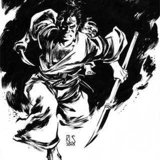 Ron Salas | 9 x 12 – Lone Wolf and Cub | Ron Salas