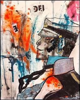 Anty | Anty - Tecnica mista "Dedicated to Corto Maltese" | Catawiki