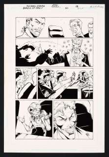 Original Art from Birds of Prey #121 (2008) Page 18 Pencils by Michael O’Hare, Inks by John Floyd | mycomicshop.com