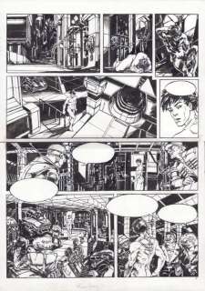 Mouclier. Planche Les enfants du Nil. Signée | BDEnchères