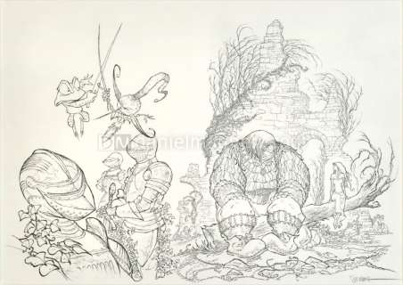 Bruno Maïorana - Couverture originale d‘une intégrale  - Garulfo - Bruno Maïorana