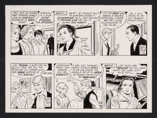 Frank Bolle | Original Art for the Winnie Winkle Comic Strip (1/10 & 1/11 1996) by Frank Bolle | mycomicshop.com (Buy It Now)