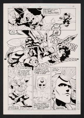 Original Art from Justice League America #108 (1996) Page 13 Pencils by Chuck Wojtkiewicz, Inks by Drew Geraci | mycomicshop.com